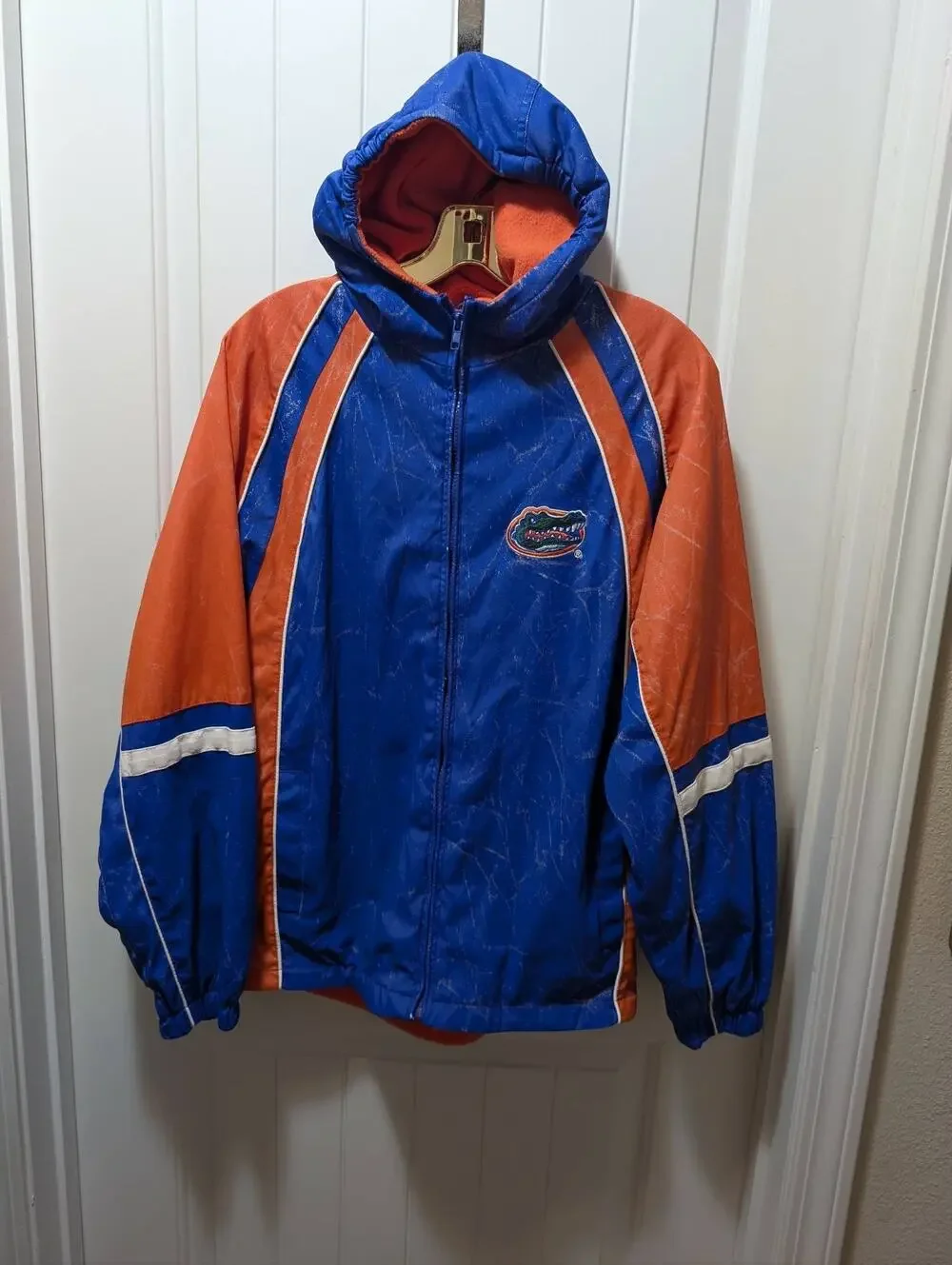 Vintage Starter Florida Gators Youth Jacket XL 16-18 Blue Orange Windbreaker